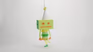 Cómo hacer una piñata de robot con cajas recicladas