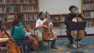 A 20-year-old classical cellist inspires other youth to play