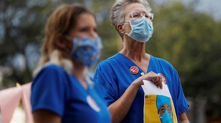 Video thumbnail: PBS NewsHour A Ga. mayor on 'frustrating' political battle over masks