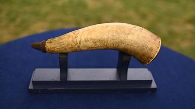 Appraisal: 1775 Abilmeleck Uncus-carved Powder Horn