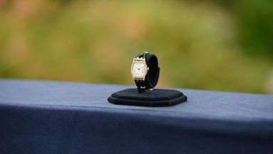 Appraisal: Cartier "Tortue" Platinum & Diamond Watch