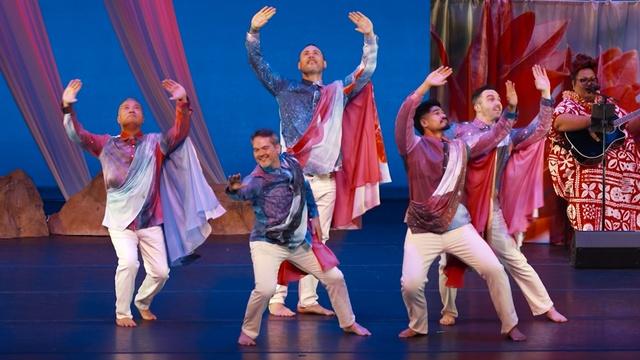 A Beautiful Dance Performance by Kumu Patrick's Men Dancers