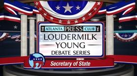 Video thumbnail: Atlanta Press Club Secretary Of State Primary Debate Democratic 2018