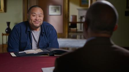 Video thumbnail: Finding Your Roots David Chang Shares A Story Relatable to Many Immigrant Kids