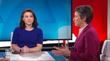 Video thumbnail: PBS NewsHour Tamara Keith and Amy Walter on omicron, Build Back Better