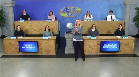 Video thumbnail: Whiz Quiz Madrid-Waddington vs. Belleville-Henderson 2021