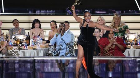 Video thumbnail: PBS NewsHour Sheryl Lee Ralph delivers rousing speech after winning Emmy