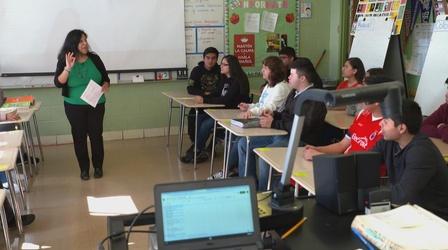 Video thumbnail: Golden Apple Awards for Excellence in Teaching & Leadership Golden Apple 2019 Fellow: Leticia Raygoza