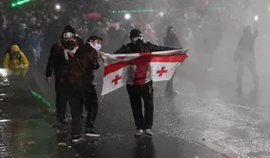Thousands protest in Georgia after government kills EU bid