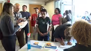 Hundreds of refugees turned out for hiring event in JC