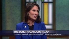 Video thumbnail: Chicago Tonight National Safety Council’s Deborah Hersman Heading to Waymo