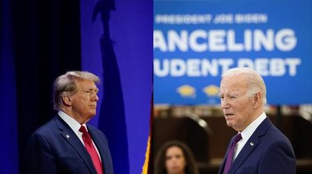 Video thumbnail: Washington Week with The Atlantic Biden’s and Trump’s electoral weaknesses and strengths