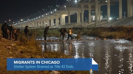 Video thumbnail: Chicago Tonight Week in Review: Migrant Crisis; Johnson Set to Take Office