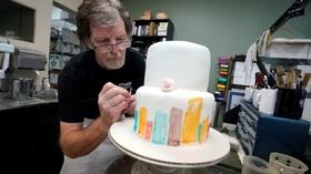 Video thumbnail: PBS NewsHour Justices weigh discrimination, dignity in wedding cake case