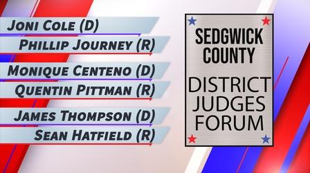 Video thumbnail: KPTS Specials Sedgwick County Judges Forum 2020