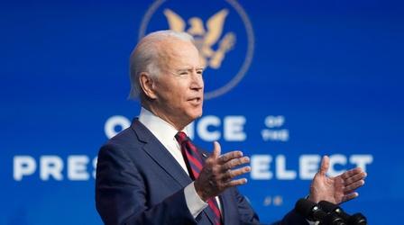 Video thumbnail: PBS NewsHour Biden issues stark warning to Americans ahead of holidays