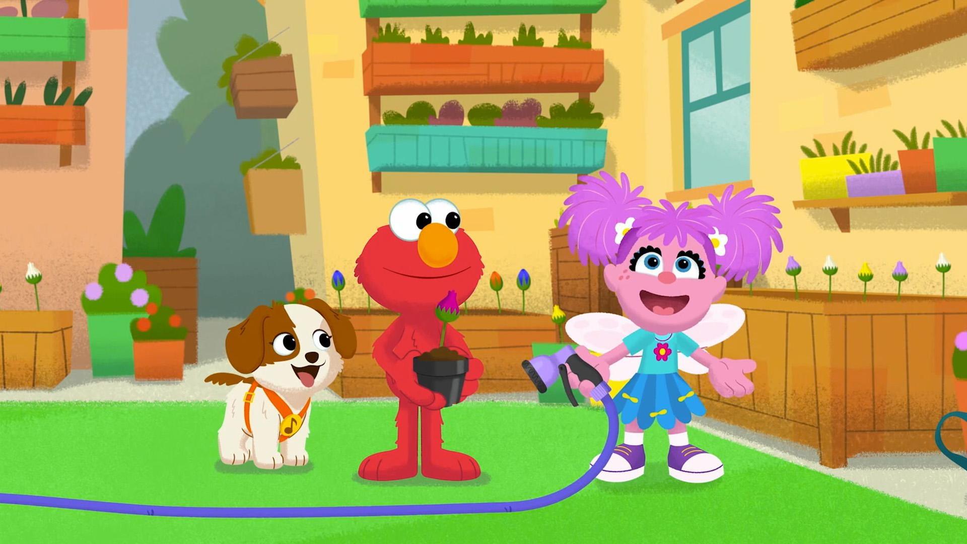 Elmo and Tango's Mysterious Mysteries: Garden