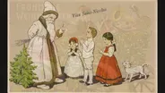 Vintage Santa Images Captured in Postcard Collection