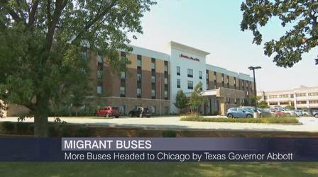 Video thumbnail: Chicago Tonight: Latino Voices Chicago Welcomes More Than 500 People Seeking Asylum