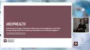 Rethinking the Design of Mental and Behavioral Crisis Stabilization Units: Dr. Roxana Jafari