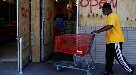 Video thumbnail: PBS NewsHour Floridians prepare for Dorian as the hurricane shifts north