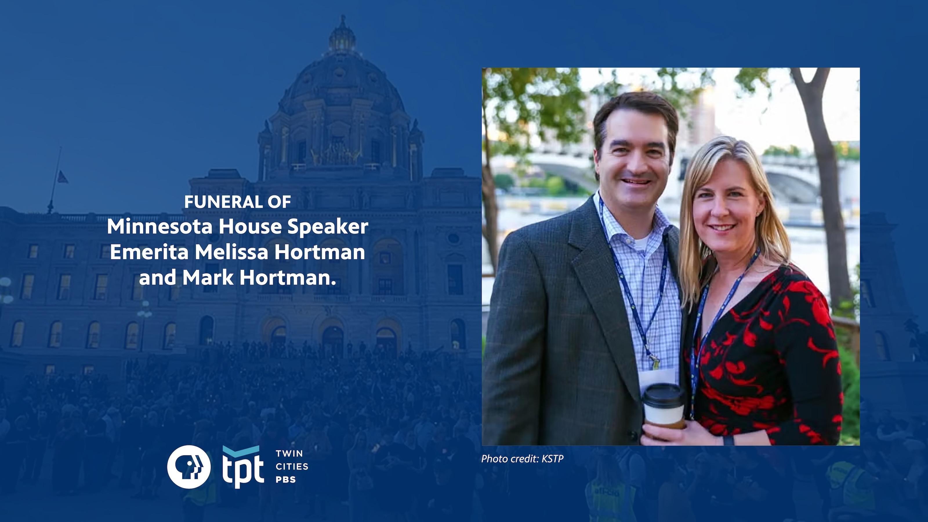 Funeral Services for House Speaker Emerita Melissa Hortman and Mark Hortman