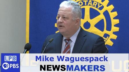 Video thumbnail: Newsmakers Michael J. Waguespack | LA. Legislative Auditor | 11/30/2022