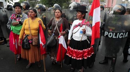 Video thumbnail: PBS NewsHour The latest on Peru’s escalating anti-government protests