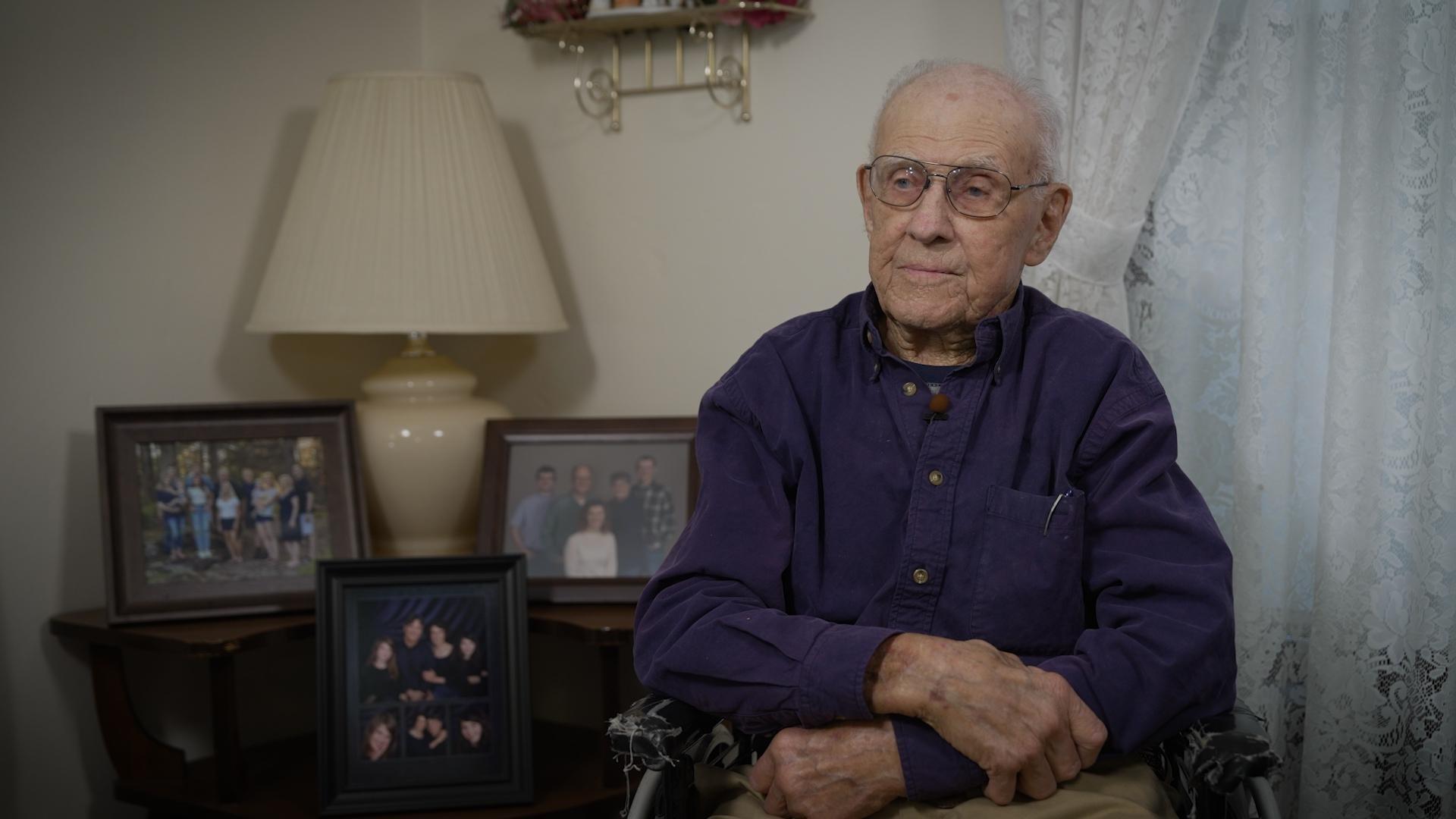 WWII US Navy Veteran Ornie Alness, a flower farm & veteran Dave Roth talks music and family history