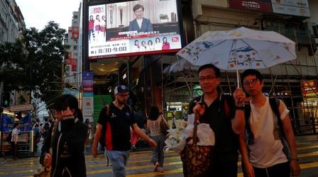 Video thumbnail: PBS NewsHour Will withdrawal of extradition bill end Hong Kong protests?