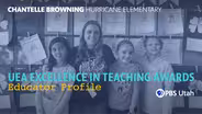 2022 UEA Excellence in Teaching Awards- Chantelle Browning