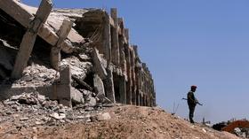Video thumbnail: PBS NewsHour Trump, top general strike different tones on Syria