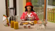 Making a Tropical Smoothie