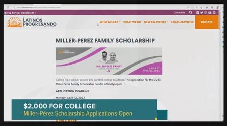 Video thumbnail: Chicago Tonight: Latino Voices Applications Open for Miller-Perez Family Scholarship