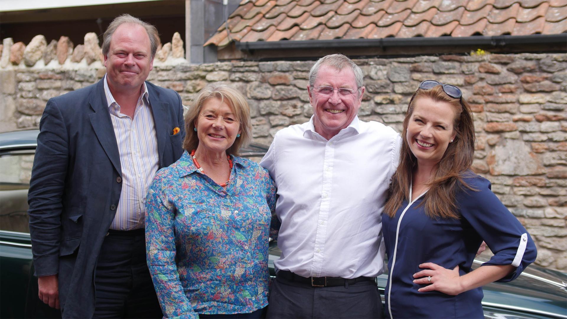 John Nettles OBE and Barbara Flynn Celebrity Antiques Road Trip