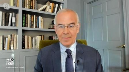 Video thumbnail: PBS NewsHour Brooks and Capehart on police shootings, Afghanistan