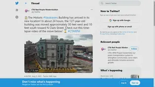 CTA Moves 1,000-Ton Historic Building 30 Feet