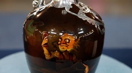 Video thumbnail: Antiques Roadshow Appraisal: 1892 Rookwood Spirit Jug with Silver Overlay