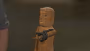Appraisal: 1975 Edgar Tolson Wooden Adam & Snake Carving