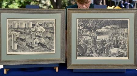 Video thumbnail: Antiques Roadshow Appraisal: 1940 & 1941 Alexandre Hogue Lithographs