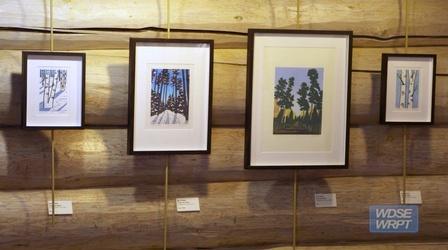 Video thumbnail: The Slice A Woodblock Art Exhibit in Grand Marais