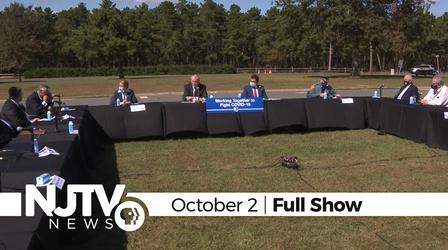 Video thumbnail: NJTV News NJTV News: October 2, 2020