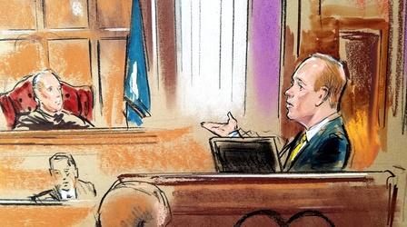 Video thumbnail: PBS NewsHour Manafort defense attorneys go after Rick Gates’ credibility