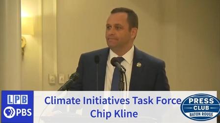 Video thumbnail: Press Club Climate Initiatives Task Force | Chip Kline | Press Club | 0