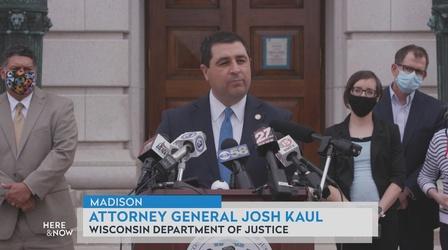 Video thumbnail: Here and Now Attorney General Josh Kaul on Clergy Abuse in Wisconsin
