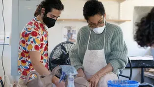 Ceramic artist Syd Carpenter