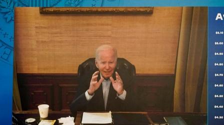 Video thumbnail: Washington Week Biden tests positive for COVID as his approval rating drops