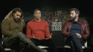 Ray Fisher, Ben Affleck & Jason Momoa for "Justice League"