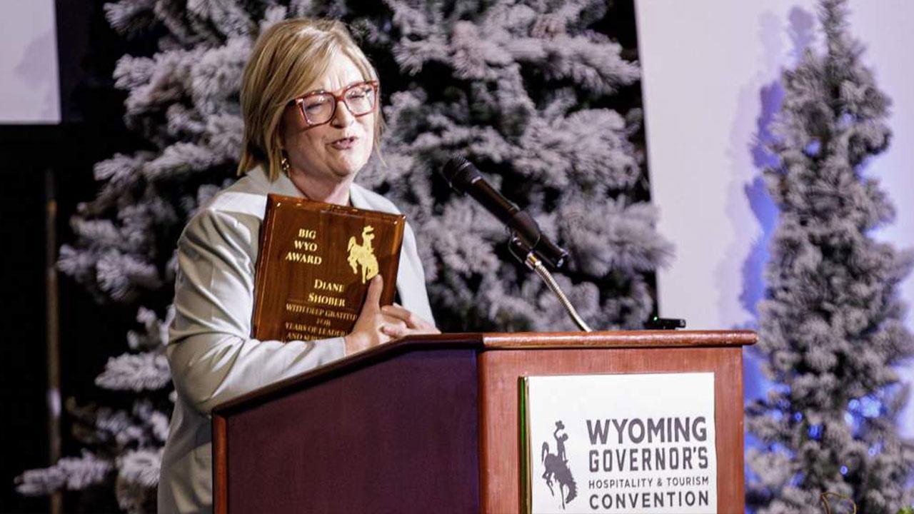 Diane Shober, Wyoming's director of travel and tourism, is recognized as the best in the U.S.