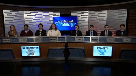 Video thumbnail: WLVT Scholastic Scrimmage Scholastic Scrimmage: Northampton HS vs Nazareth HS